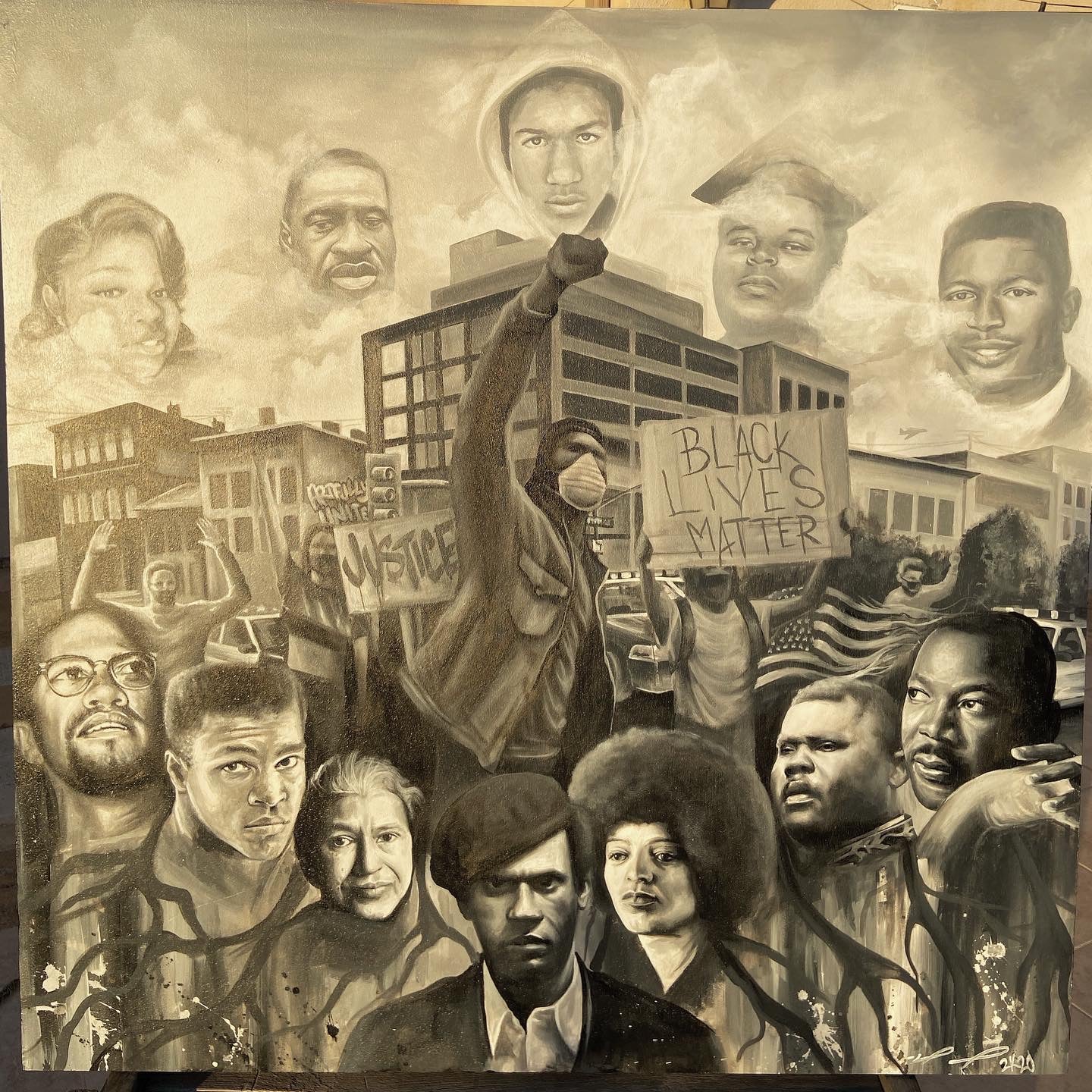 "Revolutionary Roots" Painting