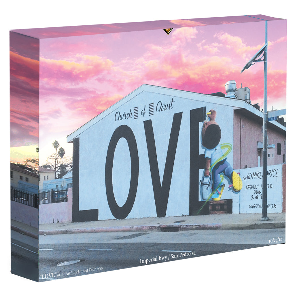 Artfully United's "Love" wall print