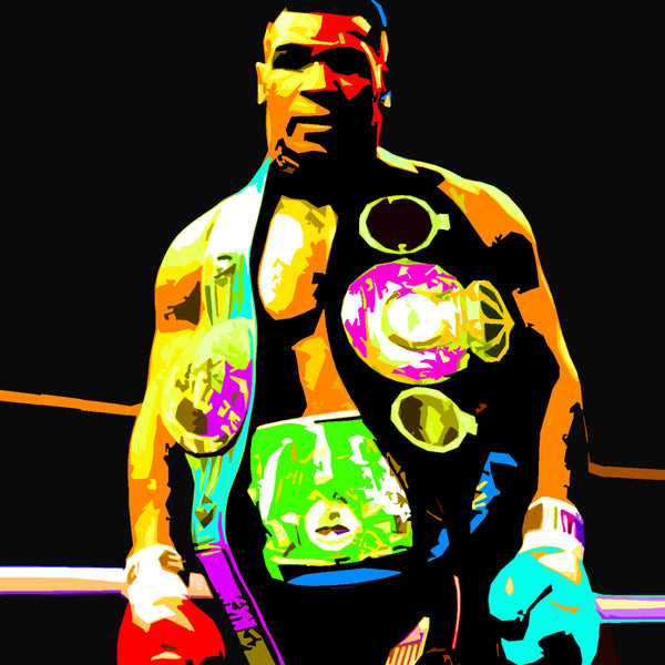 Custom Mike Tyson "Young Champ" Painting