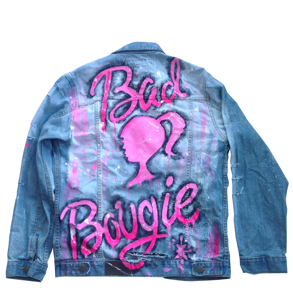 Custom "Bad and Bougie" Jean Jacket