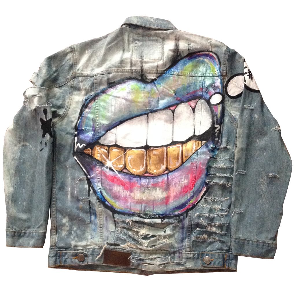 Custom Bottom Grill Jean Jacket - BYN Customs