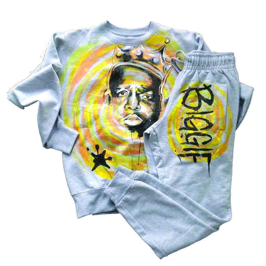 Notorious BIG Crewneck and Jogger set - BYN Customs - 1