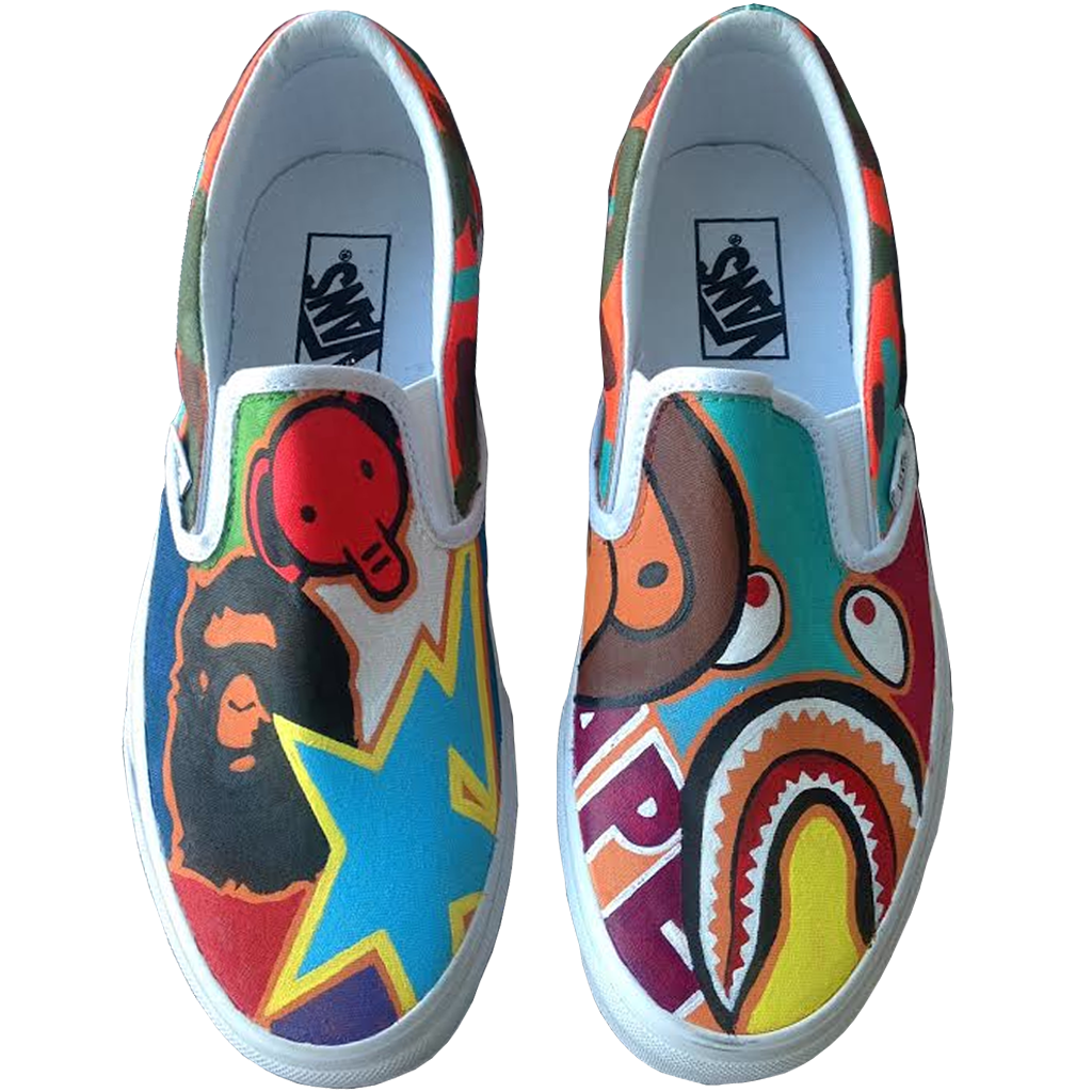 Bape World Custom Vans - BYN Customs - 1