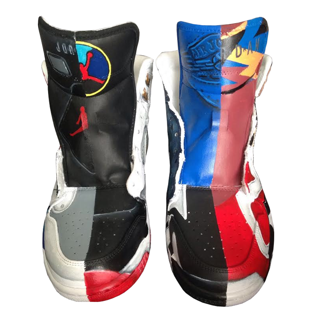 Custom "What The" Jordan 1's - BYN Customs - 6