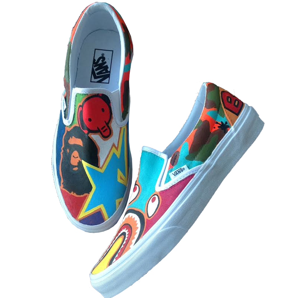 Bape World Custom Vans - BYN Customs - 2