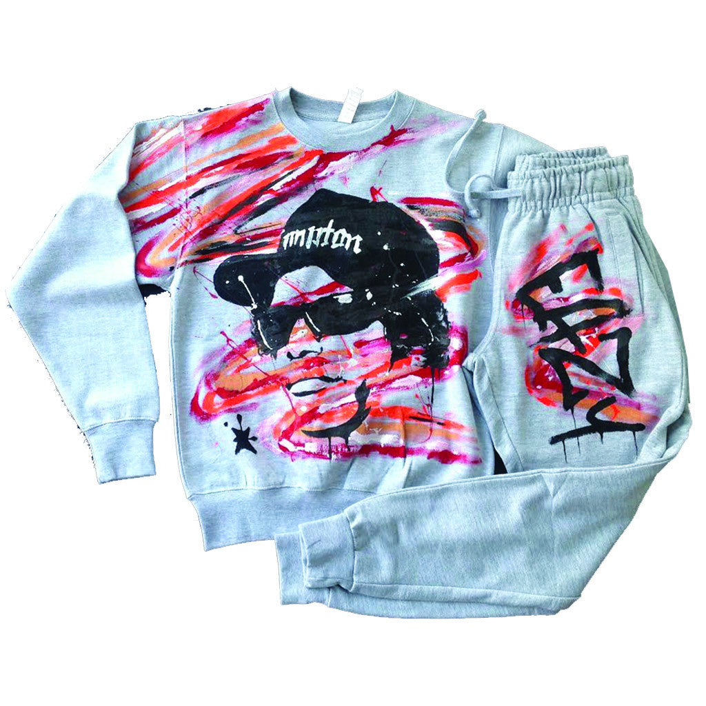 Eazy E Crewneck and Jogger set - BYN Customs