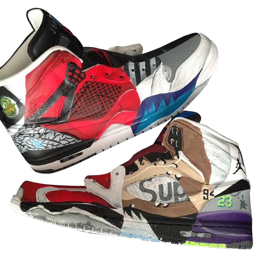 Custom "What The" Jordan 1's - BYN Customs - 1