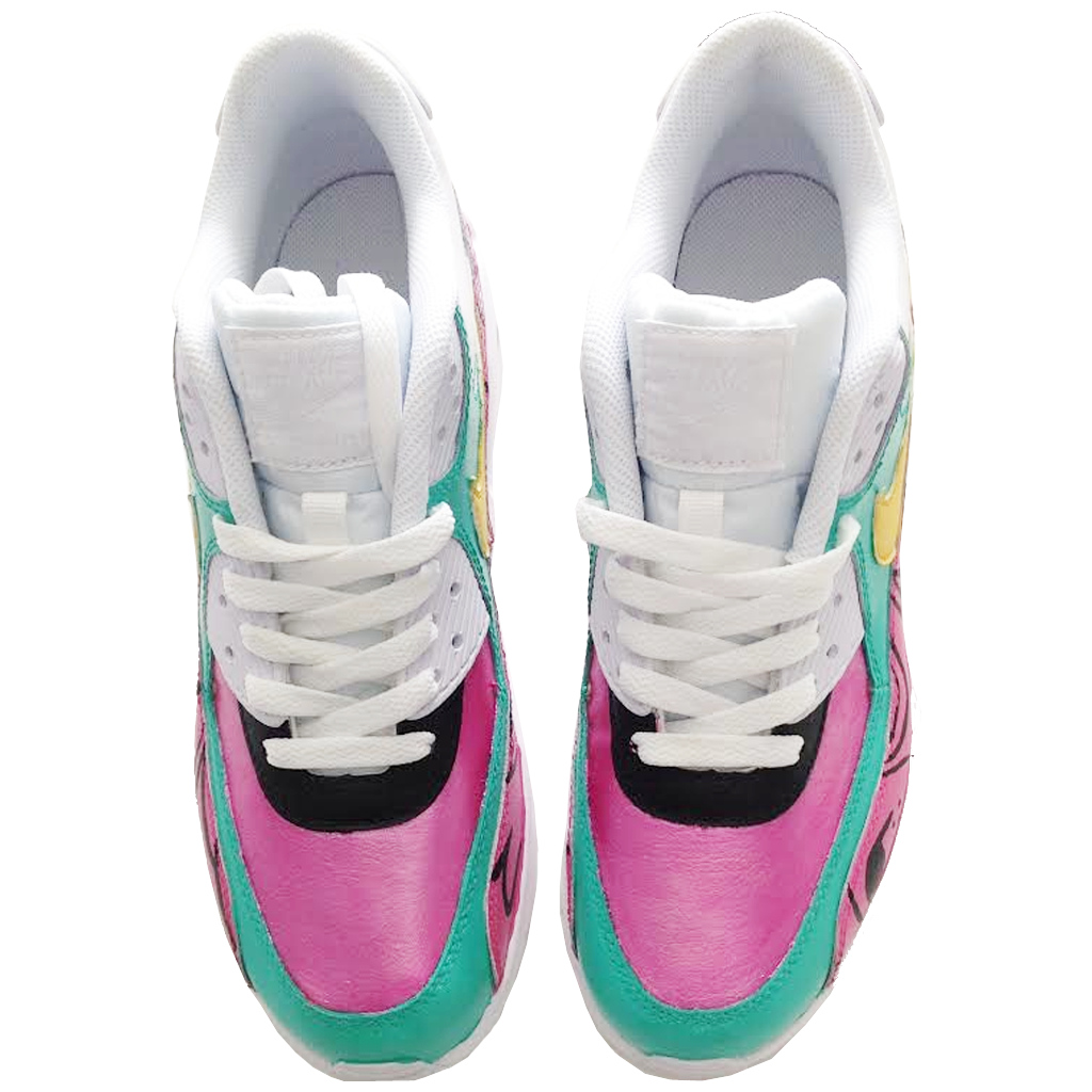 Custom Aqua Patrol Nike Airmax 90's - BYN Customs - 2