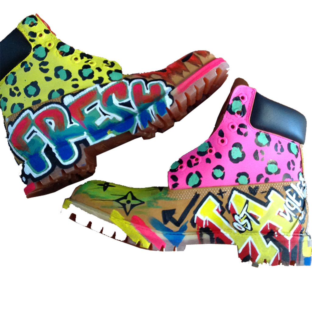 Custom Graf Fashion Timberlands - BYN Customs - 2