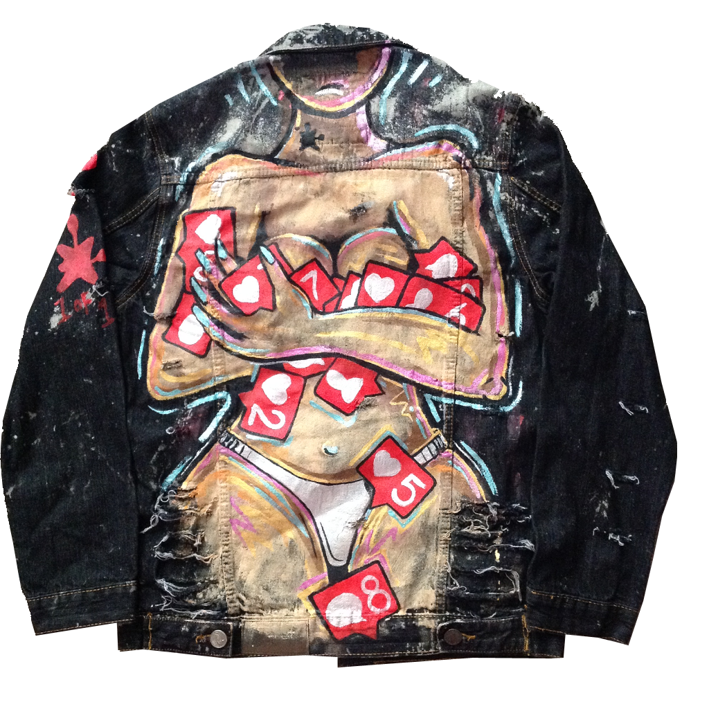Custom Addicted To Likes Jean Jacket - BYN Customs