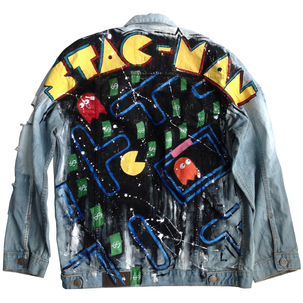 Custom "Stac Man" Jean Jacket