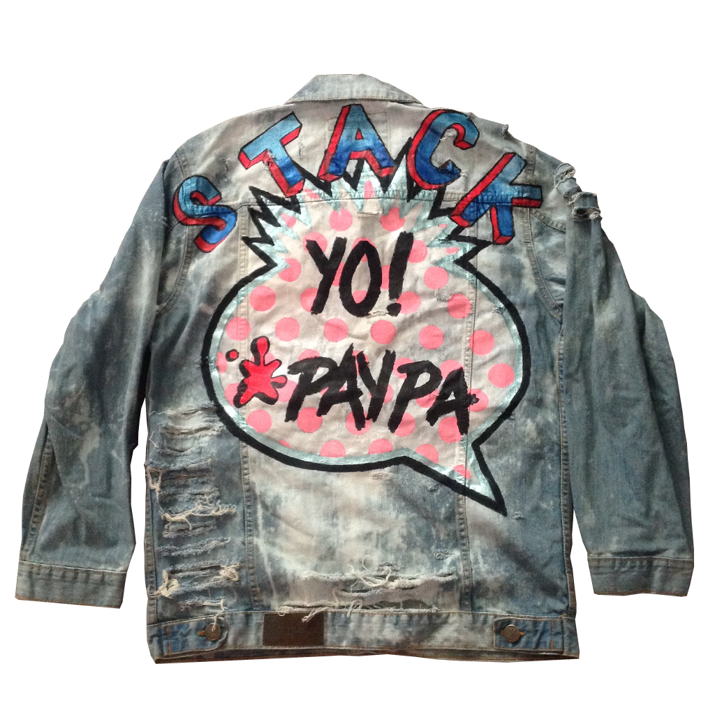 Custom "Stack Yo Paypa" Jean Jacket - BYN Customs
