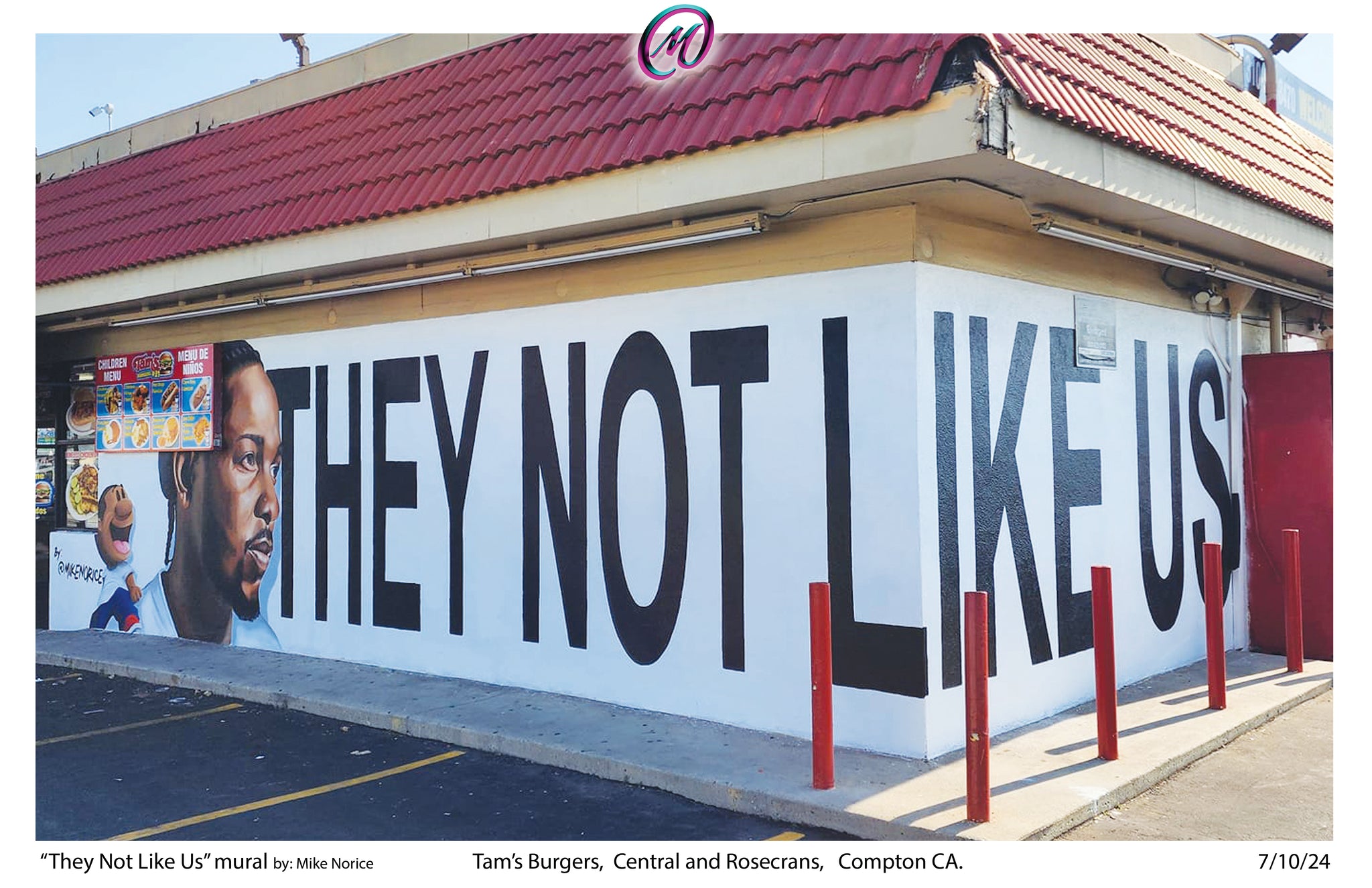 They Not Like Us Mural Print.