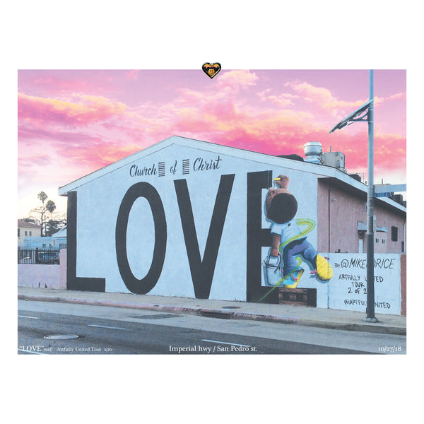 Artfully United's "Love" wall print