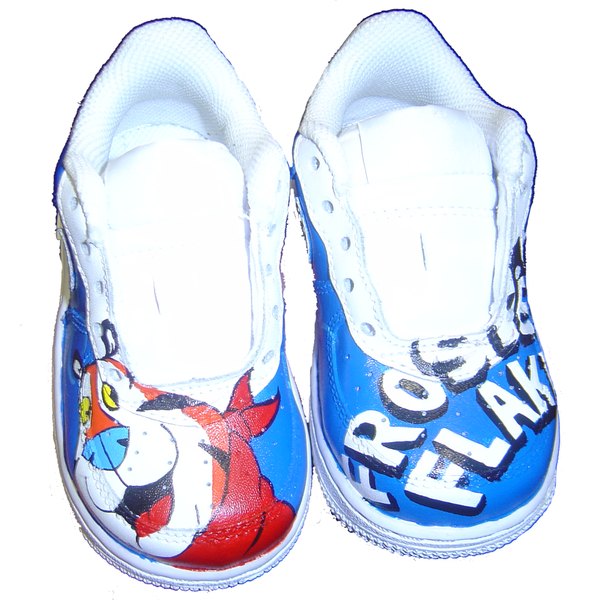 Custom Baby Frosted Flakes Air Force Ones - BYN Customs - 1