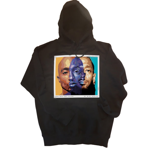 "Two Men ONE Vision" 2pac and Nipsey Hussle Hoodie